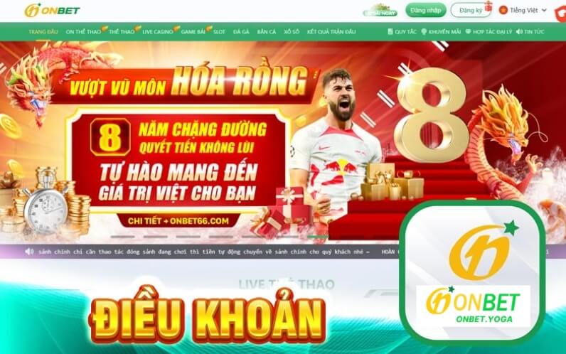 Những quy định về điều khoản và điều kiện tại Onbet 